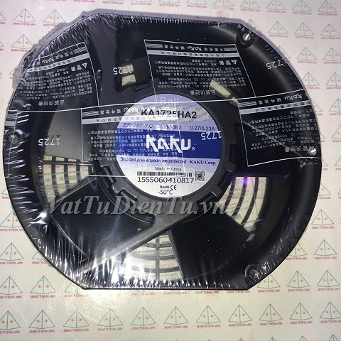 KA1725HA2 Ball Quạt tản nhiệt 220V 0.27A 172x150x51mm KAKU 2 chân giắc cắm (NK)